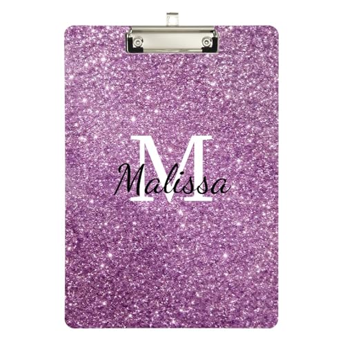 Individuelle Klemmbretter aus Kunststoff für Lehrer, Krankenpflege, Größe 22,9 x 30,5 cm, personalisiertes glitzerndes Muster Individuelle Klemmbretter aus Kunststoff für Lehrer, Krankenpflege, Größe 22,9 x 30,5 cm, personalisiertes glitzerndes Muster von sanluoli