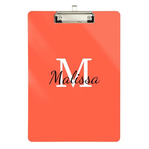 Individuelle Klemmbretter für Klassenzimmer, wasserdicht, für legale Frauen, Basketballtrainer, Größe 22,9 x 30,5 cm, personalisiertes glitzerndes Muster von sanluoli