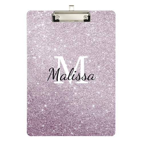 Individuelles Klemmbrett, medizinisches Acryl, niedlich, für legale Frauen, Basketball-Trainer, Größe 22,9 x 30,5 cm, personalisiertes glitzerndes Muster von sanluoli