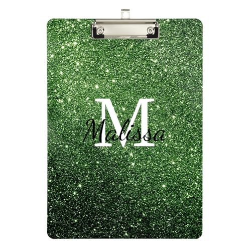Individuelles Klemmbrett, niedlich, wasserdicht, für Klassenzimmer, Zubehör für Lehrer, Grundgröße, 22,9 x 30,5 cm, personalisiertes glitzerndes Muster Individuelles Klemmbrett, niedlich, wasserdicht, für Klassenzimmer, Zubehör für Lehrer, Grundgröße, 22,9 x 30,5 cm, personalisiertes glitzerndes Muster von sanluoli