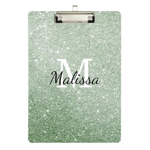 Individuelles Künstler-Clipboard, transparent, für Klemmbrett, Lehrer, Größe 22,9 x 30,5 cm, personalisiertes glitzerndes Muster Individuelles Künstler-Clipboard, transparent, für Klemmbrett, Lehrer, Größe 22,9 x 30,5 cm, personalisiertes glitzerndes Muster von sanluoli