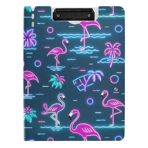Klemmbrett Sommer Flamingo Fluo gewellt Marineblau A4 Notizen Folio Ordner Doppelclip Stifthalter Büro Clip Board mit Deckel Klemmbrett Sommer Flamingo Fluo gewellt Marineblau A4 Notizen Folio Ordner Doppelclip Stifthalter Büro Clip Board mit Deckel von sanluoli