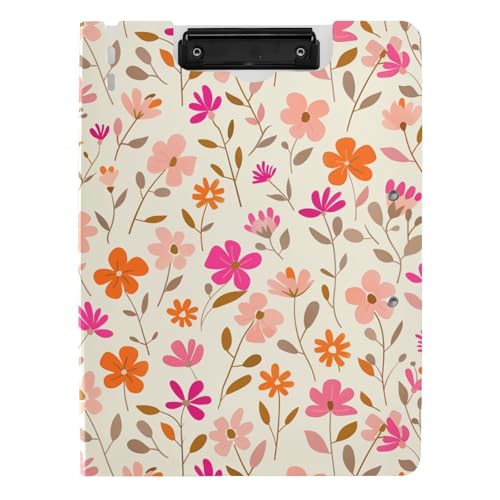 Klemmbrett mit Ordner Kleine Blumen Laubmuster Pfirsichorange hellbeige A4 Klemmbrett Binder Doppelklammern Stifthalter Schule Klemmbrett mit Abdeckung Klemmbrett mit Ordner Kleine Blumen Laubmuster Pfirsichorange hellbeige A4 Klemmbrett Binder Doppelklammern Stifthalter Schule Klemmbrett mit Abdeckung von sanluoli