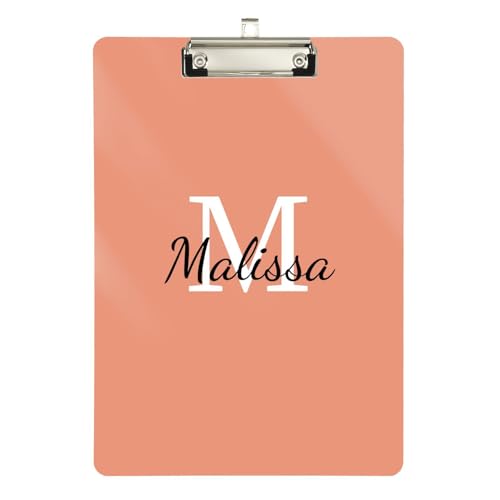 Maßgeschneiderter Ordner mit Klemmbrett, Acryl, niedlich für legale Frauen, Basketball-Trainer, Größe 22,9 x 30,5 cm, personalisiertes glitzerndes Muster von sanluoli