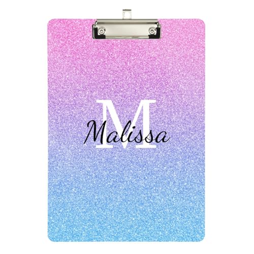 Maßgeschneidertes Künstler-Klemmbrett, großes Standardloch für Klassenzimmer, Zubehör für Lehrer, Grundgröße, 22,9 x 30,5 cm, personalisiertes glitzerndes Muster Maßgeschneidertes Künstler-Klemmbrett, großes Standardloch für Klassenzimmer, Zubehör für Lehrer, Grundgröße, 22,9 x 30,5 cm, personalisiertes glitzerndes Muster von sanluoli