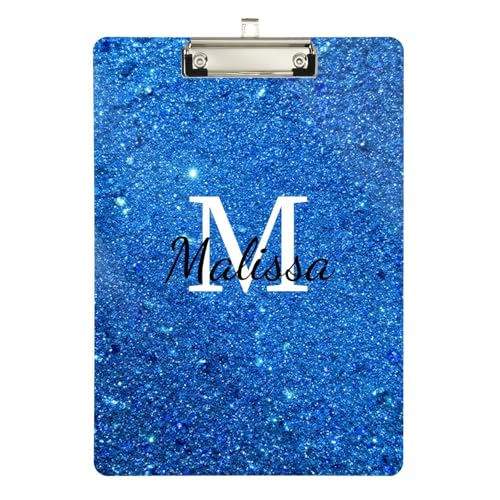Maßgeschneidertes flaches Klemmbrett mit Loch für Lehrer, Muss für Klassenzimmer, Elementargröße, 22,9 x 30,5 cm, personalisiertes glitzerndes Muster Maßgeschneidertes flaches Klemmbrett mit Loch für Lehrer, Muss für Klassenzimmer, Elementargröße, 22,9 x 30,5 cm, personalisiertes glitzerndes Muster von sanluoli