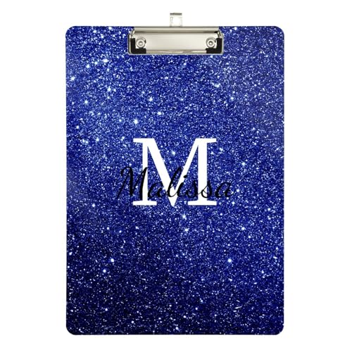 Metall-Klemmbrett-Clips, wasserdicht, für Polizei, Büro, Krankenschwester, Fußball, Trainer, Größe 22,9 x 30,5 cm, personalisiertes glitzerndes Muster Metall-Klemmbrett-Clips, wasserdicht, für Polizei, Büro, Krankenschwester, Fußball, Trainer, Größe 22,9 x 30,5 cm, personalisiertes glitzerndes Muster von sanluoli
