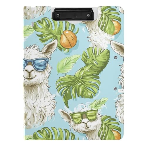 Notizen faltbar Sommer Grün Alpaka A4 Notizen Ordner Doppelclip Stifthalter Schule Clip Board mit Deckel Notizen faltbar Sommer Grün Alpaka A4 Notizen Ordner Doppelclip Stifthalter Schule Clip Board mit Deckel von sanluoli