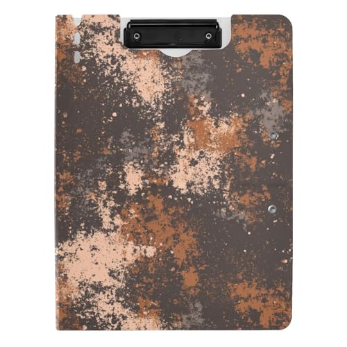 Ordner Klemmbrett mit Ablage Braun Grau Meliert Muster A4 Klemmbrett Folio Doppelklammern Stiftehalter Schule Klemmbrett mit Hardcover Ordner Klemmbrett mit Ablage Braun Grau Meliert Muster A4 Klemmbrett Folio Doppelklammern Stiftehalter Schule Klemmbrett mit Hardcover von sanluoli