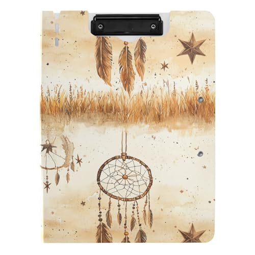 Ordner Klemmbrett mit Ablage Western Cowboy Traumfänger A4 Klemmbrett Binderfolio Horizontal und Vertikal Doppelclips Schule Klemmbrett mit Abdeckung Ordner Klemmbrett mit Ablage Western Cowboy Traumfänger A4 Klemmbrett Binderfolio Horizontal und Vertikal Doppelclips Schule Klemmbrett mit Abdeckung von sanluoli