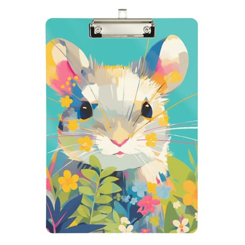 Pop Art Chinchilla Minzgrün Mini-Klemmbrett Acryl niedlich für Lehrer Portfolio Klemmbrett Größe 22,9 x 30,5 cm Pop Art Chinchilla Minzgrün Mini-Klemmbrett Acryl niedlich für Lehrer Portfolio Klemmbrett Größe 22,9 x 30,5 cm von sanluoli