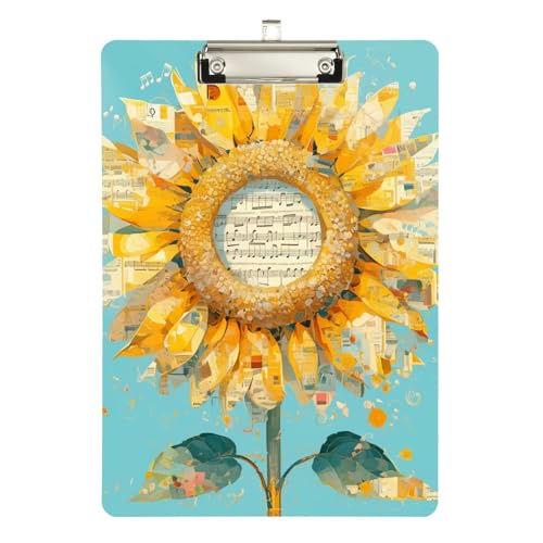 Sonnenblumen-Notenblätter, Notenblätter, Blaugrün, Klemmbrett, Organizer, Acryl, niedlich, für das erste Jahr, Lehrer, Muss Haves Größe 22,9 x 30,5 cm Sonnenblumen-Notenblätter, Notenblätter, Blaugrün, Klemmbrett, Organizer, Acryl, niedlich, für das erste Jahr, Lehrer, Muss Haves Größe 22,9 x 30,5 cm von sanluoli