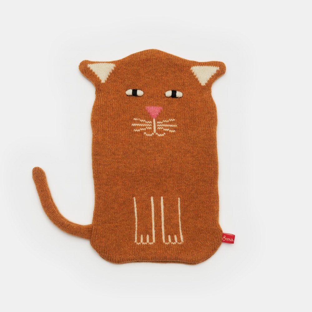 Ginger Cat Lammwolle Wärmflaschenbezug - Auf Bestellung von saracarr