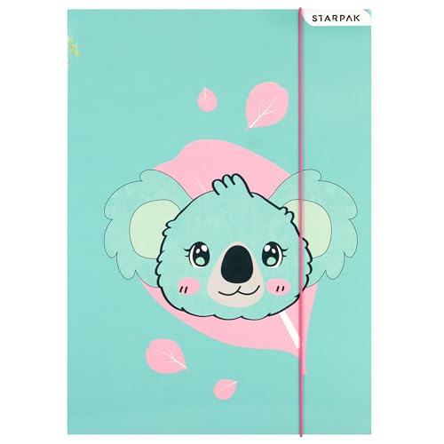 KOALA STARPAK Laminierte Sammelmappe mit Gummizug A4 (Koala) von sarcia.eu