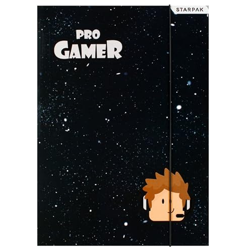 PRO GAMER LAMINIERTE Sammelmappe mit Gummizug FÜR SPIELER A4 (PRO GAMER) von sarcia.eu