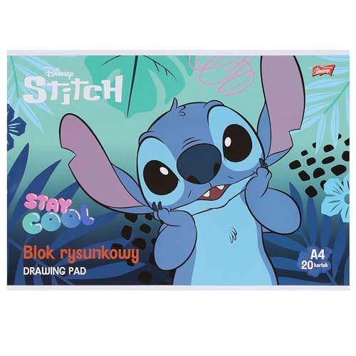 Stitch Zeichenblock, weiß A4 20 Blatt Stitch Zeichenblock, weiß A4 20 Blatt von sarcia.eu