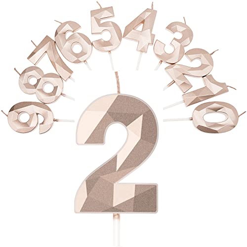 satxtv Geburtstagskerzen Zahl 2 Kuchenkerzen gold Geburtstag Kerzen Nummer Kinder Geburtstagstorte Kerzen mit Halter, Champagner Gold satxtv Geburtstagskerzen Zahl 2 Kuchenkerzen gold Geburtstag Kerzen Nummer Kinder Geburtstagstorte Kerzen mit Halter, Champagner Gold von satxtv