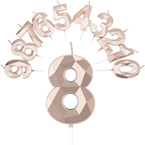 satxtv gold Geburtstagskerzen Nummer 8 Kuchenkerzen Zahlen Kerzen Geburtstag Hochzeitstag Kerzen mit Halter Champagner Gold satxtv gold Geburtstagskerzen Nummer 8 Kuchenkerzen Zahlen Kerzen Geburtstag Hochzeitstag Kerzen mit Halter Champagner Gold von satxtv