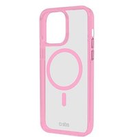 sbs Mag Frame Handy-Cover für Apple iPhone 15 Pro Max transparent, rosa von sbs