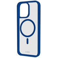 sbs Mag Frame Handy-Cover für Apple iPhone 16 Pro Max transparent, blau von sbs