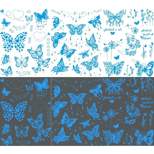 Schmetterlinge Leuchtsticker,3D Schmetterlinge Leuchtend Wandtattoo,Leuchtend Schmetterling Wandaufkleber,Luminous Schmetterling Sticker,für Wohnzimmer Schlafzimmer Kinderzimmer Wanddeko Blau Schmetterlinge Leuchtsticker,3D Schmetterlinge Leuchtend Wandtattoo,Leuchtend Schmetterling Wandaufkleber,Luminous Schmetterling Sticker,für Wohnzimmer Schlafzimmer Kinderzimmer Wanddeko Blau von scalingscal