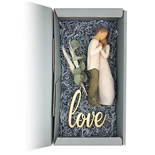 Hochzeit - Hochzeitsgeschenk - Trockenblumen - inkl. Geschenkverpackung von schenken-24