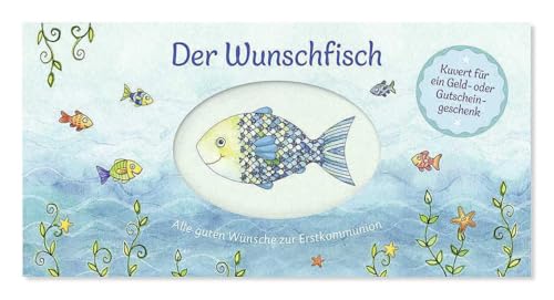 1x Karte Wunschfisch/Geschenke für Kommunion/Gebetswürfel/Buch/Kreuz von schenken-24