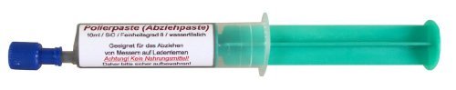 Polierpaste 10ml / Feinschleifpaste für Lederriemen, von Scherenkauf® von scherenkauf