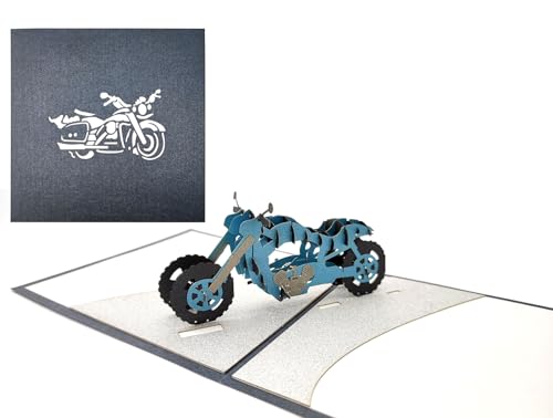 scicent Dankeskarten 3D Pop Up Karte Geschenkkarte für Motorradfahrer Handgefertigt mit filigraner Faltstruktur Klappkarte Motorrad Geburtstag Grußkarten - 20654 scicent Dankeskarten 3D Pop Up Karte Geschenkkarte für Motorradfahrer Handgefertigt mit filigraner Faltstruktur Klappkarte Motorrad Geburtstag Grußkarten - 20654 von scicent