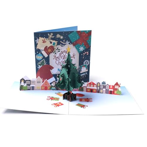 scicent Weihnachtskarte Lustig Pop-Up Karte Weihnachten 3D Weihnachtskarten für Mitarbeiter & Kollegen Popup Klappkarte mit Weihnachtsbaum für Frauen und Männer - 20945 scicent Weihnachtskarte Lustig Pop-Up Karte Weihnachten 3D Weihnachtskarten für Mitarbeiter & Kollegen Popup Klappkarte mit Weihnachtsbaum für Frauen und Männer - 20945 von scicent