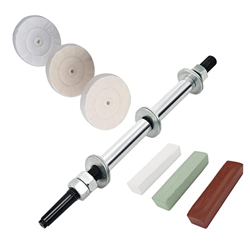 scottchen PRO Holzbearbeitungsdrehmaschine, Poliersystem, 40,6 cm, #2MT Spanndorn, 3-stufige Polierscheiben, 20,3 cm, mit 3 Polierschneidmassen scottchen PRO Holzbearbeitungsdrehmaschine, Poliersystem, 40,6 cm, #2MT Spanndorn, 3-stufige Polierscheiben, 20,3 cm, mit 3 Polierschneidmassen von scottchen PRO