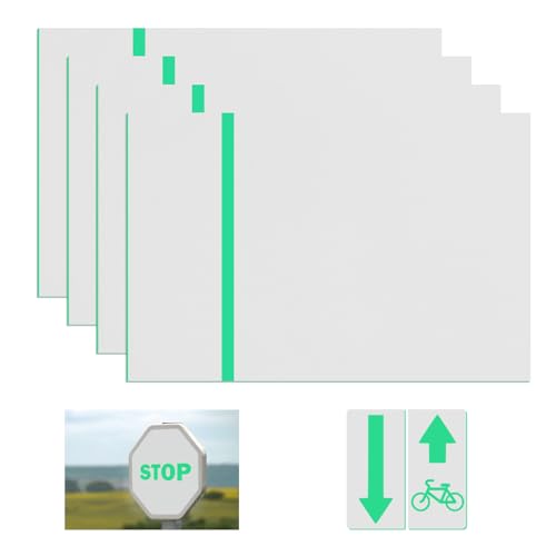sculpfunDIY 4 Stück Lasergravur Acryl Kunststoff Whiteboard Gravur Grün 20 x 30 cm Lasergravur Signage Collection Geeignet für Gartenschilder, Balkone, Büro Türschilder von sculpfunDIY