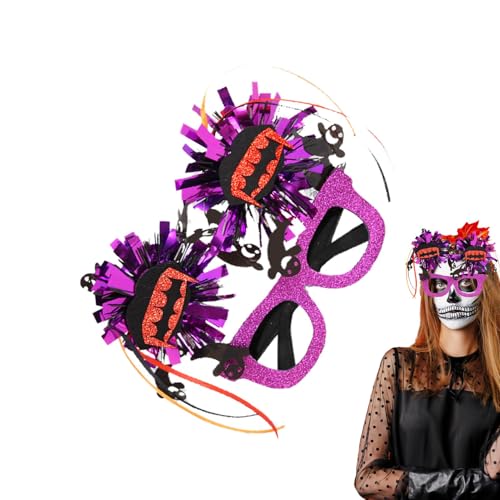 scyca Halloween-Brille, Halloween-Brille, lustiges und neuartiges Spielzeug, Kostümbrille, Maskerade, gruselige Accessoires für Halloween-Fotokabinen von scyca