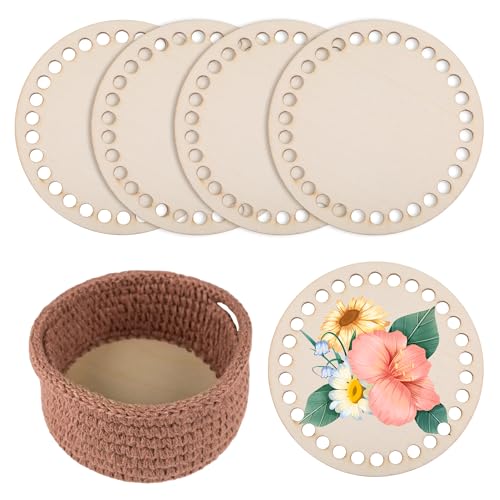 sdhiiolp 5 Stück Korbboden zum HäKeln 10cm Korbboden Aus Holz Holzboden zum HäKeln Korbflechten set Naturholzkorbboden Korb Flechten set Kreis Crochet Basket für DIY Korbflechten sdhiiolp 5 Stück Korbboden zum HäKeln 10cm Korbboden Aus Holz Holzboden zum HäKeln Korbflechten set Naturholzkorbboden Korb Flechten set Kreis Crochet Basket für DIY Korbflechten von sdhiiolp
