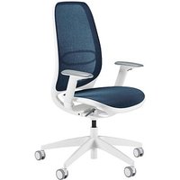 sedus Bürostuhl se:air, AI-821/008 Stoff blau, Gestell weiß von sedus