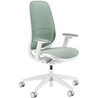 sedus Bürostuhl se:air, AI-821/010 Stoff grün, Gestell weiß von sedus