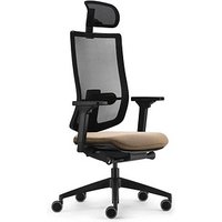 sedus Bürostuhl se:do pro light 2, AP-896/008 Stoff beige, Gestell schwarz von sedus