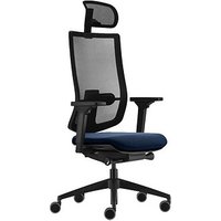 sedus Bürostuhl se:do pro light 2, AP-896/012 Stoff blau, Gestell schwarz von sedus