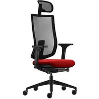 sedus Bürostuhl se:do pro light 2, AP-896/016 Stoff rot, Gestell schwarz von sedus