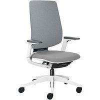 sedus Bürostuhl se:flex membran, EF-102/102 Stoff grau, Gestell grau von sedus
