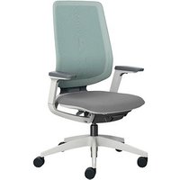 sedus Bürostuhl se:flex membran, EF-122/102 Stoff grün, Gestell grau von sedus