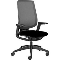 sedus Bürostuhl se:flex membran, EF-122/103 Stoff schwarz, Gestell schwarz von sedus