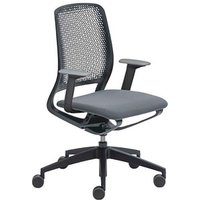sedus Bürostuhl se:motion, EM-801/113 Stoff grau, Gestell schwarz von sedus