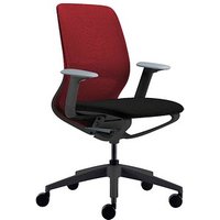 sedus Bürostuhl se:motion net, EM-821/103 Stoff rot, Gestell schwarz von sedus