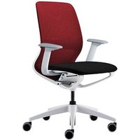 sedus Bürostuhl se:motion net, EM-821/110 Stoff rot, Gestell grau von sedus