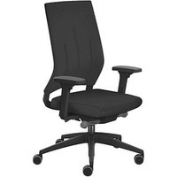 sedus Bürostuhl se:quaterback 2, QB-105/203 Stoff schwarz, Gestell schwarz von sedus