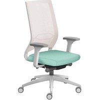 sedus Bürostuhl se:quaterback 2 membran, QB-125/202 Stoff grün, Gestell grau von sedus