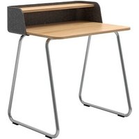 sedus secretair home Schreibtisch eiche, anthrazit rechteckig, Kufen-Gestell chrom 82,4 x 61,2 cm sedus secretair home Schreibtisch eiche, anthrazit rechteckig, Kufen-Gestell chrom 82,4 x 61,2 cm von sedus