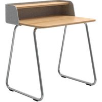 sedus secretair home Schreibtisch eiche, hellgrau rechteckig, Kufen-Gestell chrom 82,4 x 61,2 cm sedus secretair home Schreibtisch eiche, hellgrau rechteckig, Kufen-Gestell chrom 82,4 x 61,2 cm von sedus