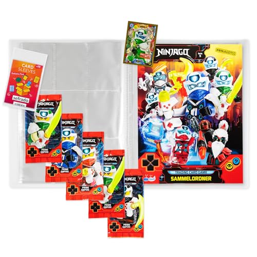 sefrado Bundle Exclusive Hüllen kompatibel mit 1 x Sammelmappe leer + 5 Booster Serie 5 Prime Empire Lego Ninjago Trading Card Game 2020 + Bonus Karte LE 1 Diggi Lloyd sefrado Bundle Exclusive Hüllen kompatibel mit 1 x Sammelmappe leer + 5 Booster Serie 5 Prime Empire Lego Ninjago Trading Card Game 2020 + Bonus Karte LE 1 Diggi Lloyd von sefrado